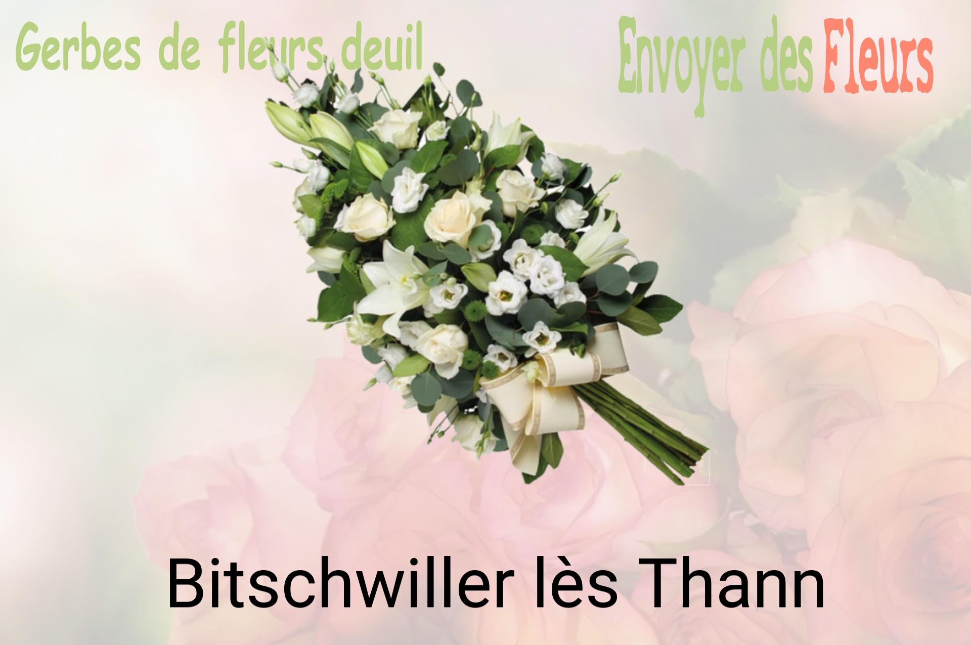 Gerbe de fleurs de deuil livrée à Bitschwiller-lès-Thann